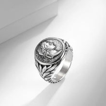 Load image into Gallery viewer, Roman Warrior Julius Caesar Coin Stainless Steel Ring