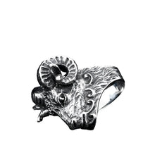 Load image into Gallery viewer, Stainless Steel Goat Ring