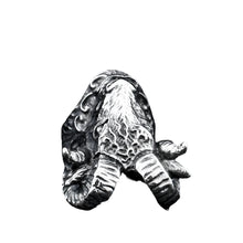 Load image into Gallery viewer, Stainless Steel Goat Ring