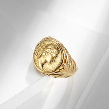 Load image into Gallery viewer, Roman Warrior Julius Caesar Coin Stainless Steel Ring