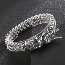 Load image into Gallery viewer, Dragon Head Stainless Steel Bracelet