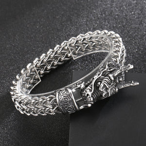 Dragon Head Stainless Steel Bracelet