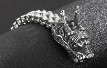 Load image into Gallery viewer, Dragon Head Stainless Steel Bracelet