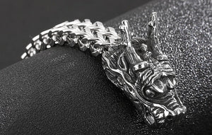 Dragon Head Stainless Steel Bracelet