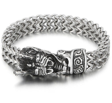 Dragon Head Stainless Steel Bracelet